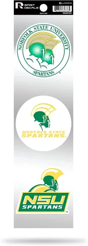 Vista 84 de NCAA - Juego de calcomanías retro Spirit de 3 piezas