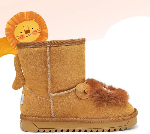 Vista 3 de DREAM PAIRS Boys Girls Snow Boots ToddlerLittle Kids Winter Cute Shoes