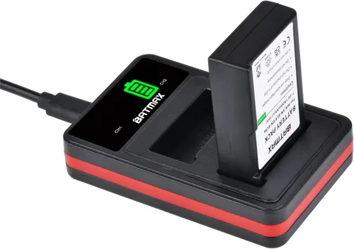 Vista 8 de Batmax Batería EN-EL9 (paquete de 2) y cargador dual USB compacto para cámaras Nikon EN-EL9, EN-EL9a y Nikon D40 D40x D60 D3000 D5000