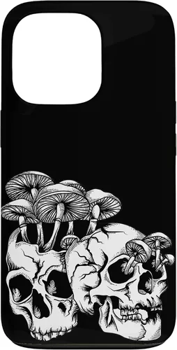 Vista 10 de Skull Goth Gothic Occult Emo Satanic Mushroom Skeleton Case for iPhone 17