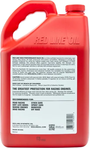 Vista 7 de Red Line 10305 30WT Aceite sintético para motor de carreras (10W30) - 1 galón (paquete de 4)