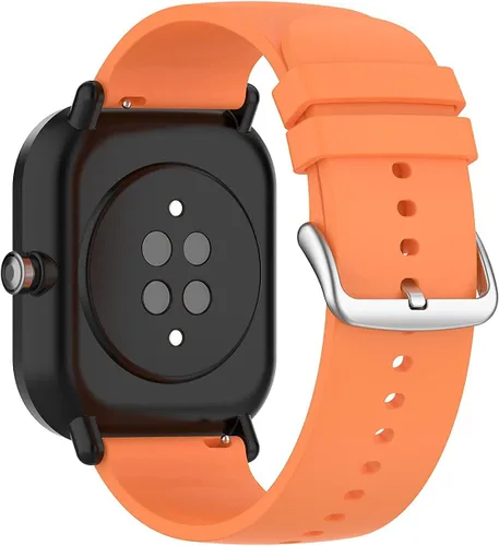 Vista 3 de ECSEM - Correas de repuesto compatibles con CanMixs Smart Watch, correa de silicona transpirable de 0.787 pulgadas, correas ajustables de liberación