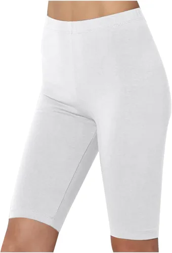 Vista 2 de Leggings capri para mujer, estilo casual, hasta la rodilla, pantalones de yoga de cintura alta, pantalones de yoga suaves y cortos
