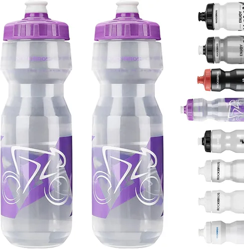 Vista 16 de ROCKBROS Botella de agua para bicicleta de 20oz-25oz Squeeze Ciclismo