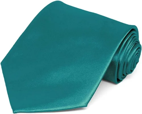 Vista 442 de tiemart Corbata de color sólido para hombre Longitud estándar