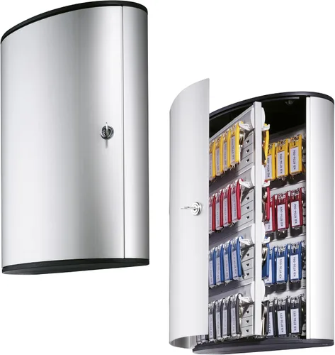 Vista 9 de Durable Caja de seguridad para llaves 18 – Armario de pared con cerradura de combinación para hasta 18 llaves de clip – Bloquea las llaves
