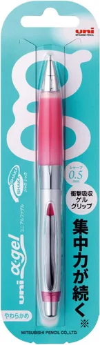 Vista 2 de Uni Alpha-Gel Shaker - Portaminas de 0.020 in, agarre suave, rosa (M5617GG1P.66)