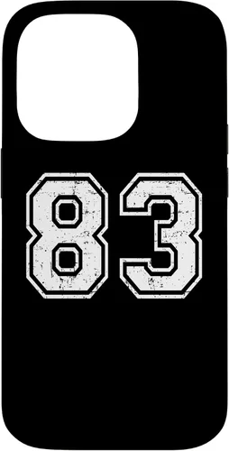 Vista 17 de 83 Number Eighty-Three Team Sports Grunge Varsity Matching Case for iPhone 16