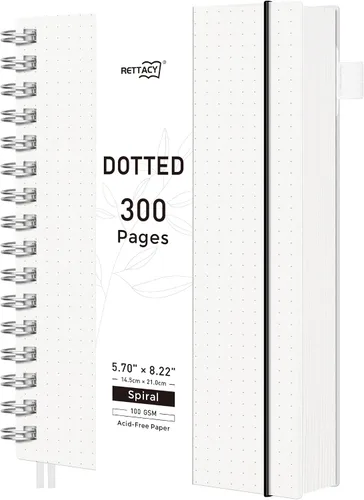 Vista 17 de RETTACY Cuaderno de bolsillo, 160 páginas forradas, tamaño mini A6 (4.5" × 5.7"), para trabajo, diario, escritura, papel grueso de 100 g/m²
