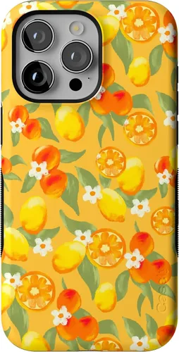 Vista 113 de Funda Casely para iPhone 15 Pro Max Todas las sonrisas Adhesivo de cara sonriente Compatible con MagSafe Diseño protector audaz