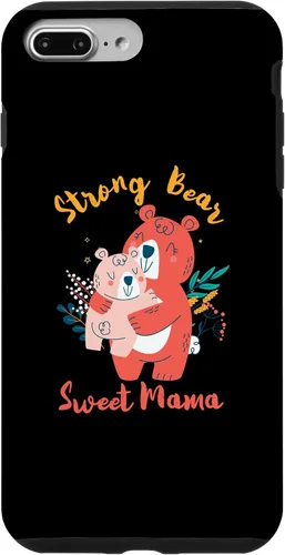 Vista 9 de iPhone 15 Strong Bear Sweet Mama Bear With Bear Cub Funda para el Día de la Madre