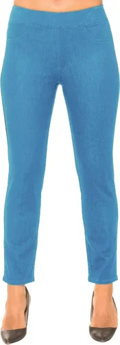 Vista 2 de Lior Paris - Pantalón con pierna cónica para mujer con lavado de enzimas y bolsillos traseros funcionales