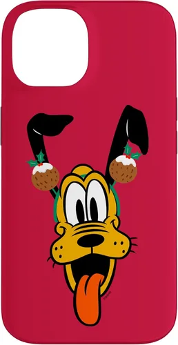 Vista 4 de Disney Plutón - Funda para iPhone 17 con diadema de pudín navideño