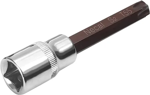 Vista 83 de Utoolmart 1/2" Drive x 0.551 in largo Hex Bit Socket, métrico, S2 y Cr-V acero 1pcs