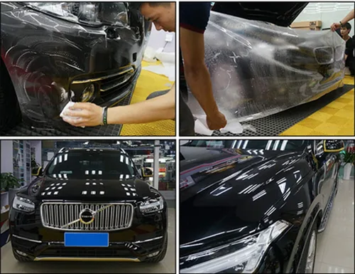 Vista 5 de DIYAH Película de envoltura de vinilo a granel de protección de pintura transparente de alta calidad con herramientas manuales