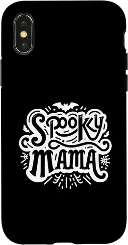 Vista 5 de Spooky Mama Halloween Mom Season Bat Mommy Parent Case for iPhone 16