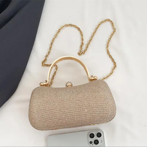 Vista 5 de Bolso de mano de noche para mujer, bolsos formales brillantes de noche, bolso de mano para boda, cóctel, graduación, fiesta, bolsa de noche