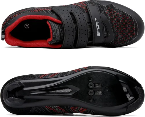 Vista 3 de ULTIANT Zapatos de ciclismo para hombre y mujer, compatibles con Peloton Road Bike Zapatos de ciclismo con aspecto Delta Cleats para interiores