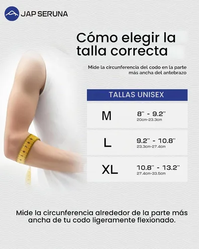 Vista 2 de Codera de soporte para el codo - Manga de compresión con almohadilla de gel para alivio del dolor en el codo de tenista/golfista, artritis Izquierda