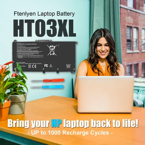 Vista 2 de L11119-855 HT03XL Batería Compatible para HP 14 Laptop 14-dq0040nr Toshiba Satellite