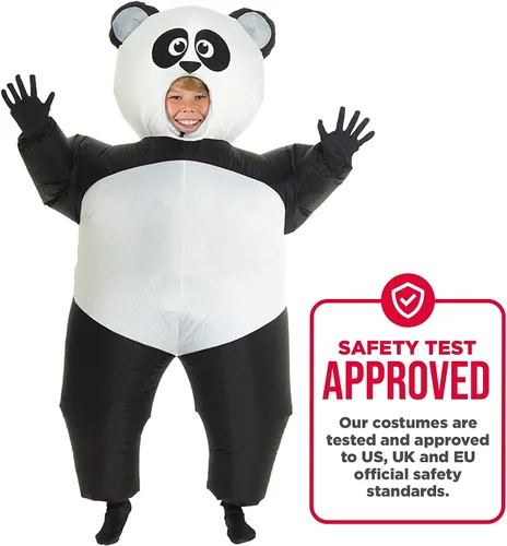Vista 3 de Morph Inflatable Panda Costume Kids, Blow Up Kids Panda Costume, Blow Up Panda Costume Kids, Panda Halloween Costume Kids