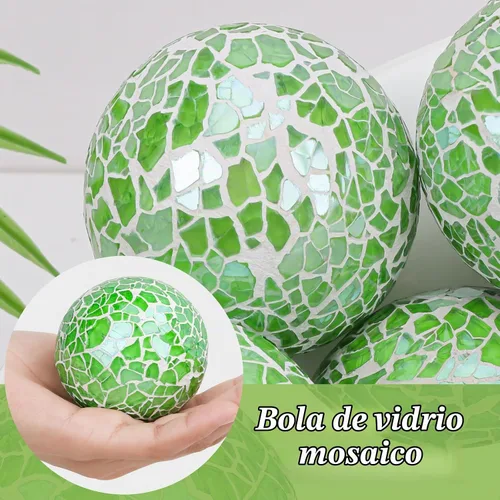 Vista 4 de Bolas decorativas para cuencos, 3 unidades, 2.6 pulgadas, bolas
