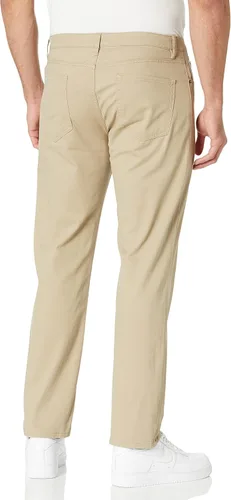 Vista 2 de Tienda Essentials Pantalón de sarga elástico de 5 bolsillos para hombre