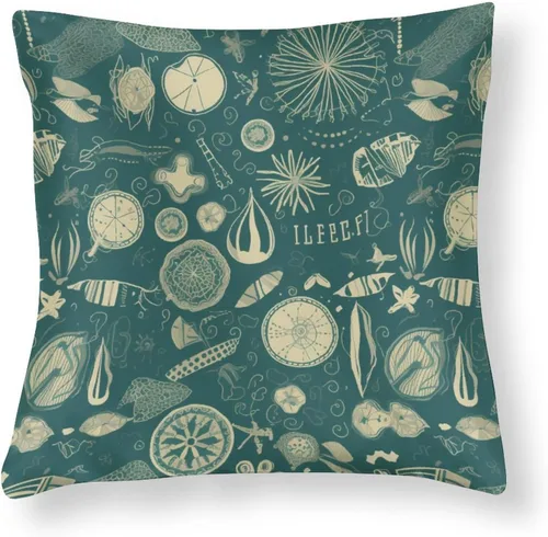 Vista 12 de Fundas de almohada cuadradas de satén rústico de dibujos animados con cremallera de 16 x 16 pulgadas, fundas de almohada para sofá, muebles