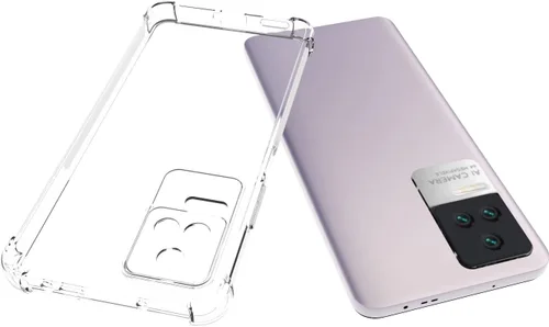 Vista 3 de USTIYA Funda para Xiaomi Poco F4/Redmi K40s 5G Clear TPU Cuatro Esquinas Cubierta Protectora Transparente Suave Funda