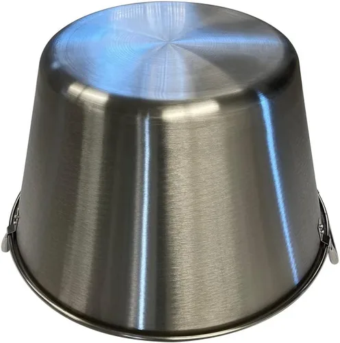 Vista 4 de Cazo - Sartén para freír de acero inoxidable de 27.5 pulgadas Caso Para Carnitas Comal