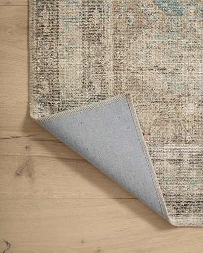 Vista 54 de Loloi Angela Rose Aubrey Collection AUB-02 - Alfombra decorativa de 2 pies 3 pulgadas x 3 pies 9 pulgadas, altura de pelo 0,19 pulgadas, diseño