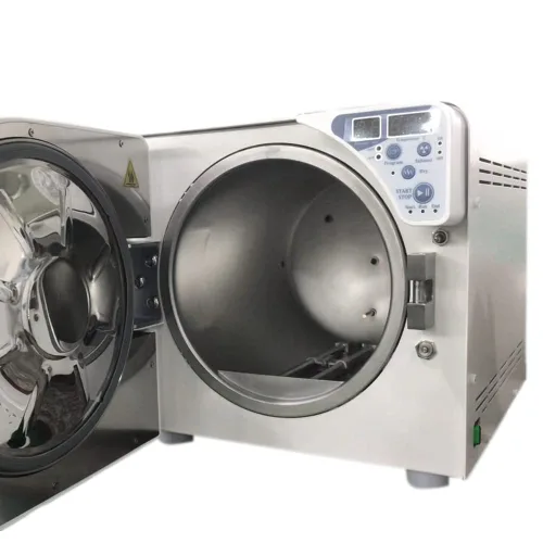Vista 3 de Getidy 16L 1200W Autoclave esterilizar 304 accesorios completos de acero inoxidable AC110V con pantalla LED digital Sistema de bloqueo de doble