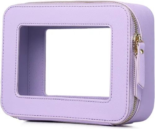 Vista 44 de Bolsa de maquillaje transparente (negro L)