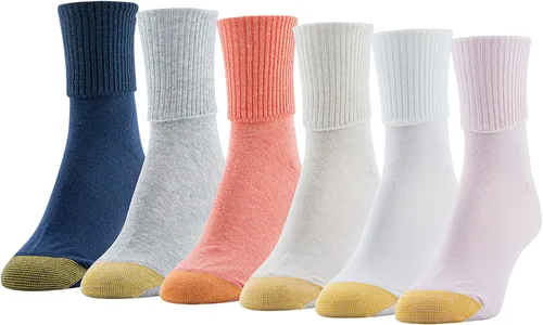 Vista 19 de GOLDTOE Calcetines clásicos para mujer, multipares