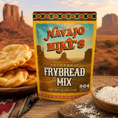 Vista 5 de Navajo Mike's Auténtica mezcla de pan para freír navajo, 16 oz (1 libra)
