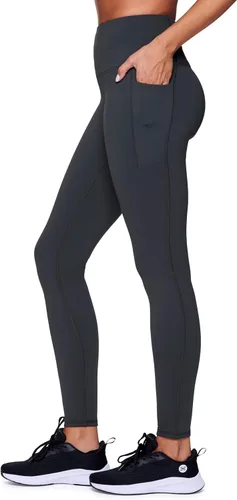 Vista 5 de RBX Active Leggings de yoga para mujer, ultra suaves, sólidos, con bolsillos