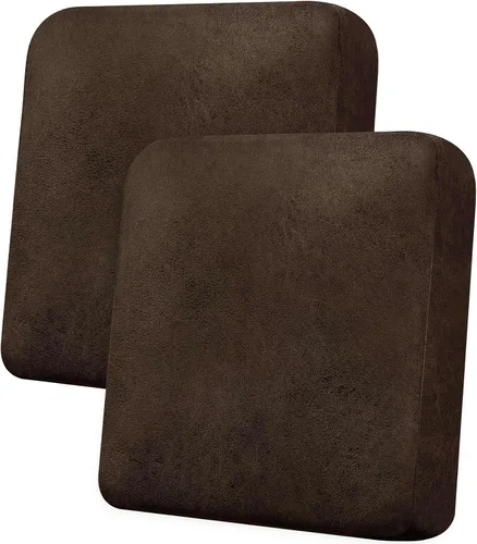 Vista 80 de Funda de cojín para sofá con aspecto de cuero, 1 unidad, elástica, para sala de estar, funda de cojín individual para sofá, protector de asiento