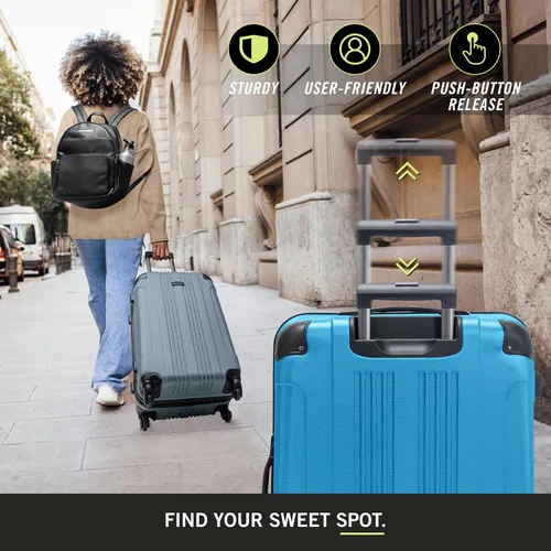 Vista 3 de Kenneth Cole Reaction Out Of Bounds - Equipaje de transporte vertical, Color verde azulado.), 5709486TL