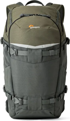 Vista 11 de Lowepro LP37014-PWW, Flipside Trek BP 250 AW Mochila para cámara con sistema de suspensión ActiveZone, compartimento para tableta, gris/verde oscuro
