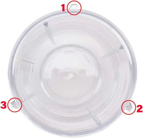 Vista 3 de Paquete de 2 piezas de repuesto de vaso colosal de 32 onzas de altura compatibles con licuadoras Nutri Bullet 600W 900W NB-101B NB-101S NB-201