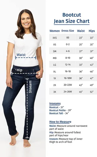 Vista 4 de PajamaJeans Jeans de cintura alta - Jeans con curvas para mujer