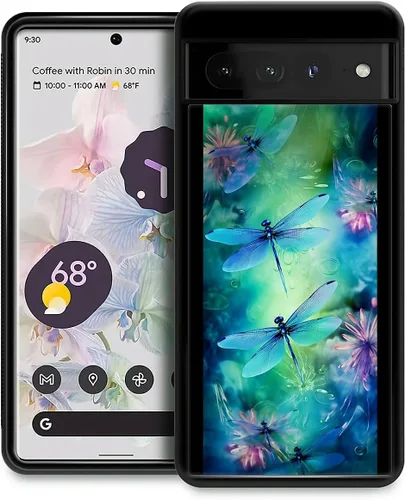 Vista 48 de Compatible con Google Pixel 4A 5G Mobile Case Creative Acrylic Panel trasero Silicona Protección Grip especialmente diseñado para Google Pixel 4A 5G