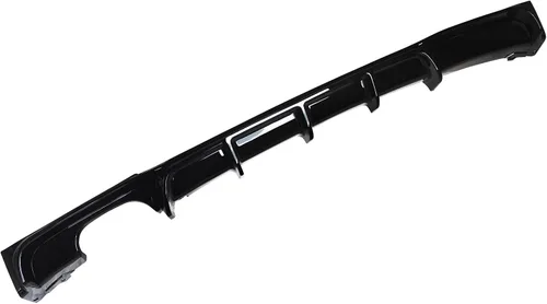 Vista 6 de NINTE Difusor trasero para BMW Serie 3 F30 F31 M Sport parachoques 2012-2018 2019 negro brillante izquierdo solo escape trasero parachoques labio