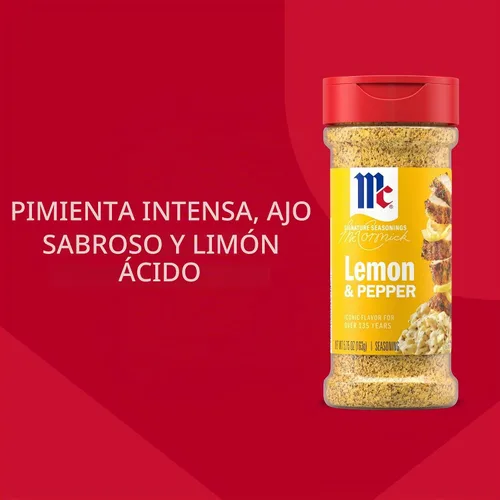 Vista 9 de Condimento McCormick Perfect Pinch, de limón y pimienta, 5.75 onzas