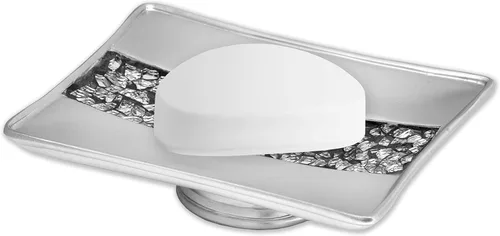 Vista 4 de Popular Bath Sinatra Jabonera de baño, moderna, accesorios de baño clásicos y decorativos, hermosos diseños de Hollywood
