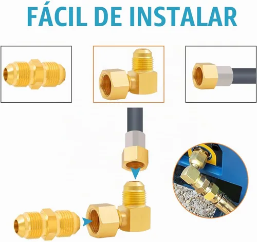 Vista 5 de SUNGATOR Acoplamiento de codo de 90°, accesorios de tubo hembra a macho
