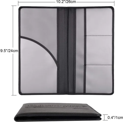 Vista 6 de Cacturism Soporte para registro y seguro de automóvil, guantera de vehículo, organizador de automóvil para hombres y mujeres, funda de accesorios
