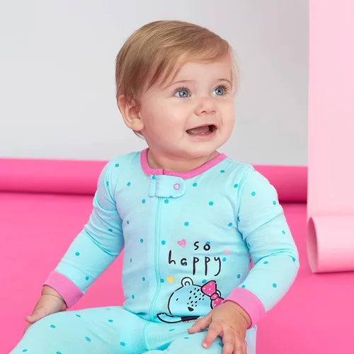 Vista 2 de Gerber Sleep 'N Play - Paquete de 3 para niña