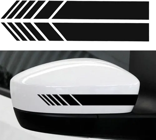 Vista 4 de 24 piezas de calcomanías decorativas para auto y calcomanías para ruedas - 12 piezas de calcomanías para borde de rueda de 18-21 pulgadas, 4 piezas