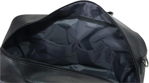 Vista 11 de Kenneth Cole Reaction Port Stanley Bolsa de viaje de piel sintética de 20 pulgadas con cremallera superior Negro 20 Travel Duffel Port Stanley